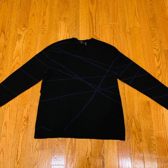 Theory Sweater Mens Large Pullover  Wool Cashmere Crew Neck - Picture 12 of 16